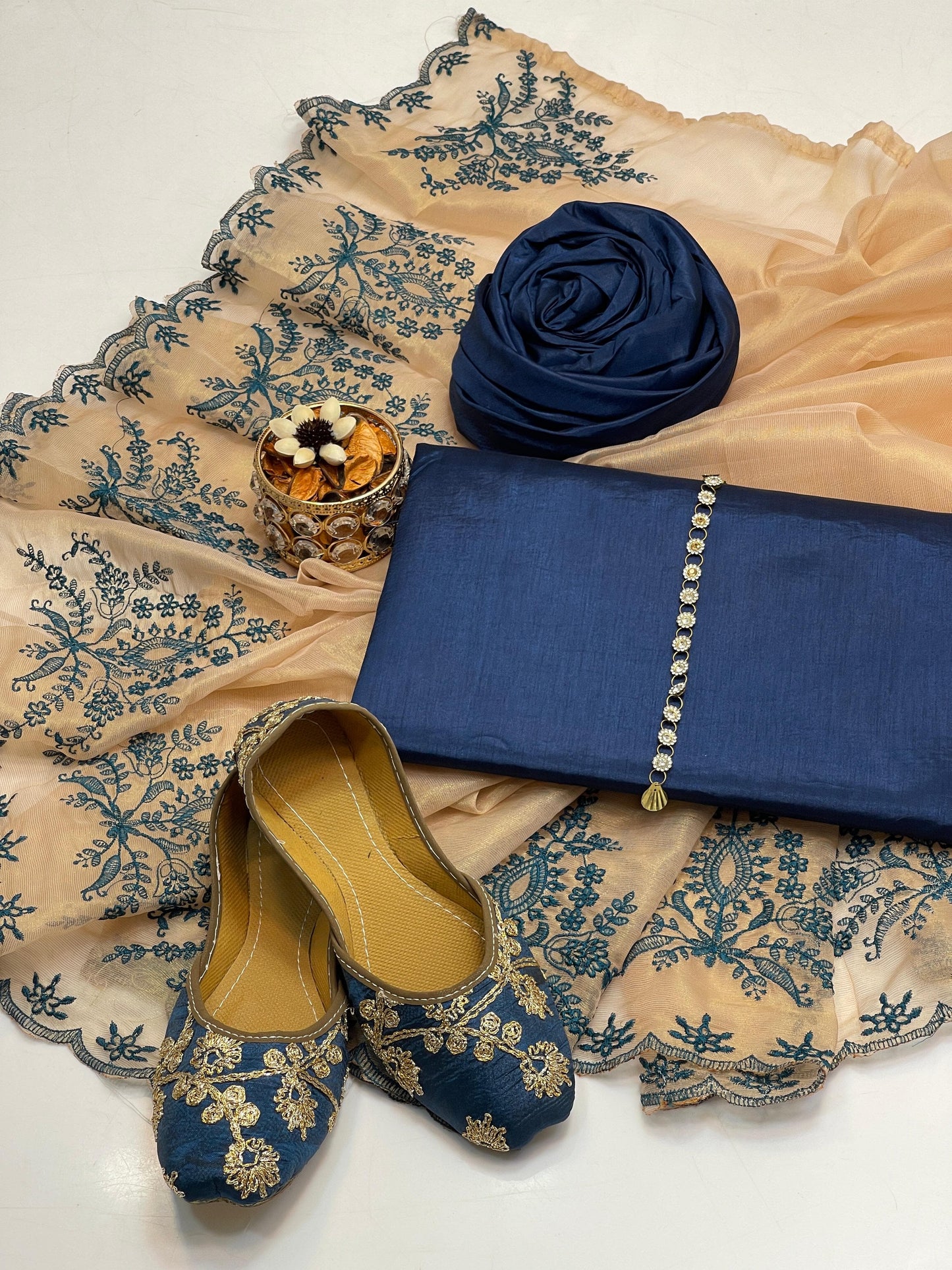 Soft Silk Katan 4 piece suit