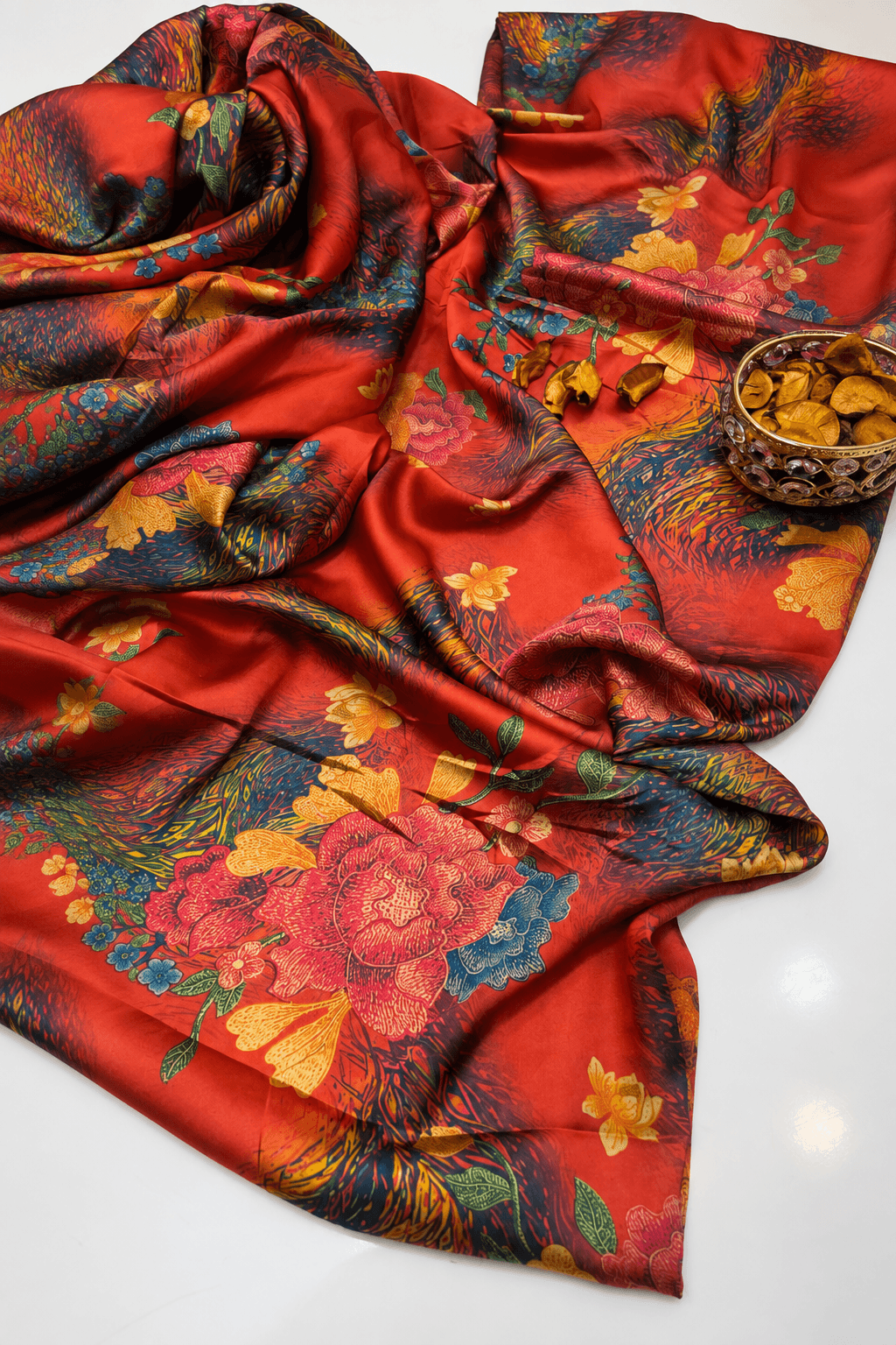 Floral Silk Digital Print – 2 Piece Unstitched