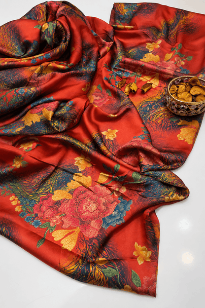 Floral Silk Digital Print – 2 Piece Unstitched
