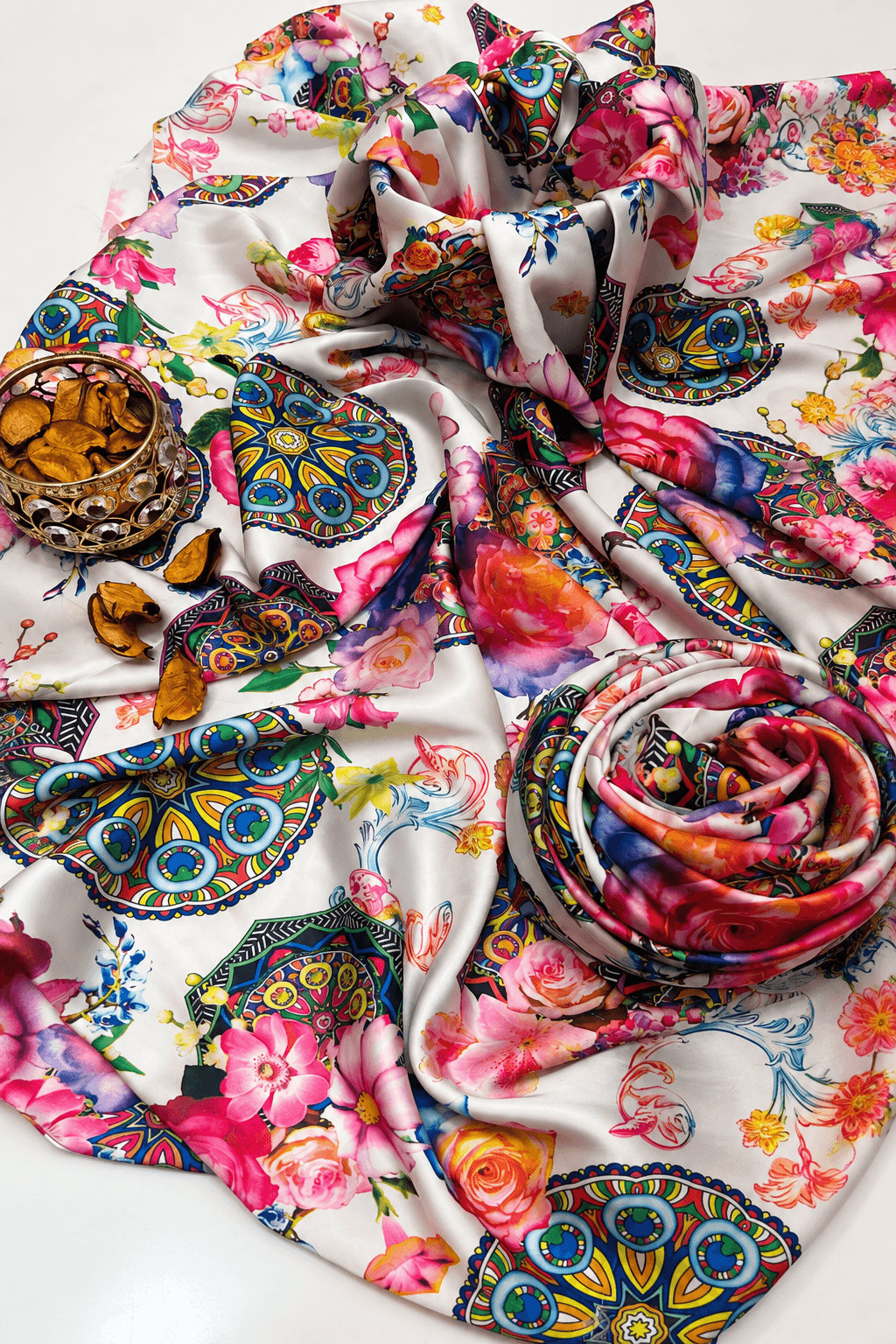 Floral Silk Digital Print – 2 Piece Unstitched