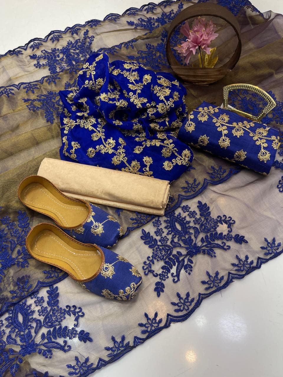 Cut Work fancy-embroidered-5-piece-suit