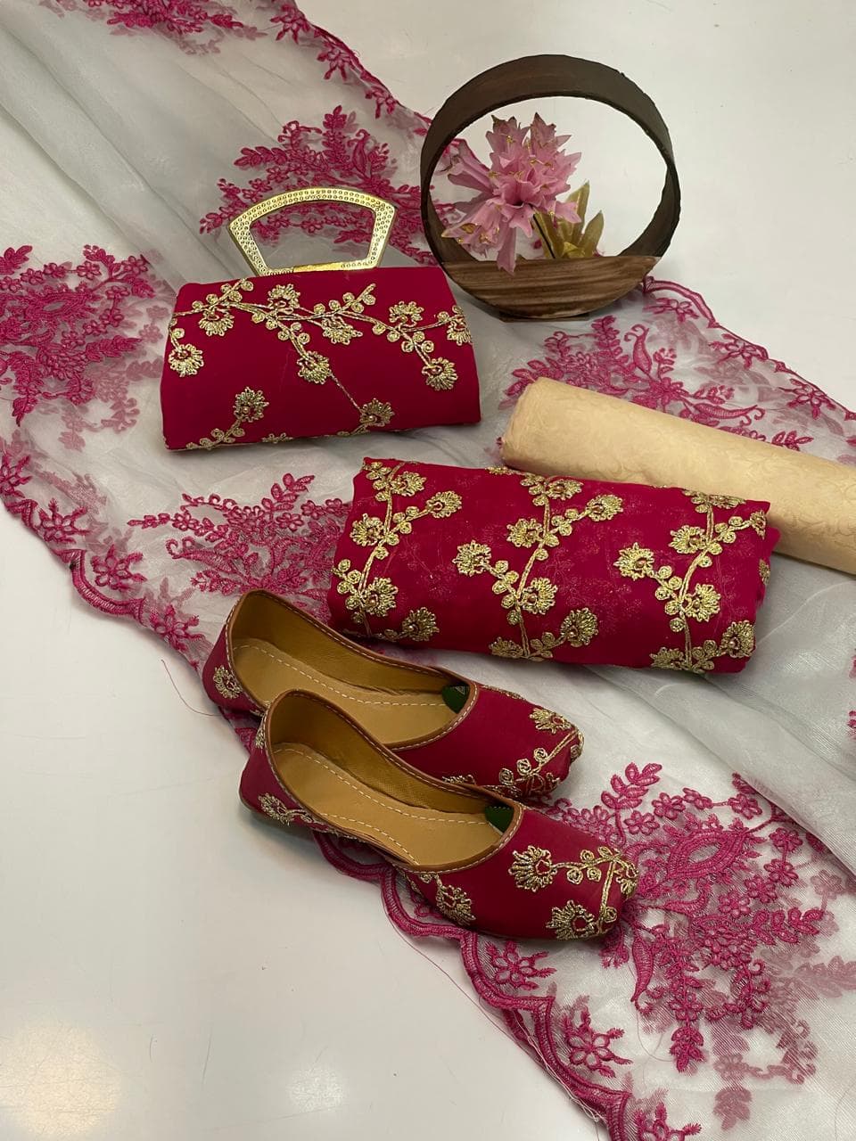 Cut Work fancy-embroidered-5-piece-suit