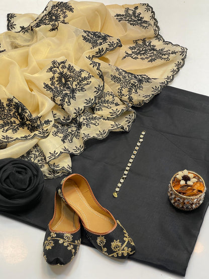 Soft Silk Katan 4 piece suit