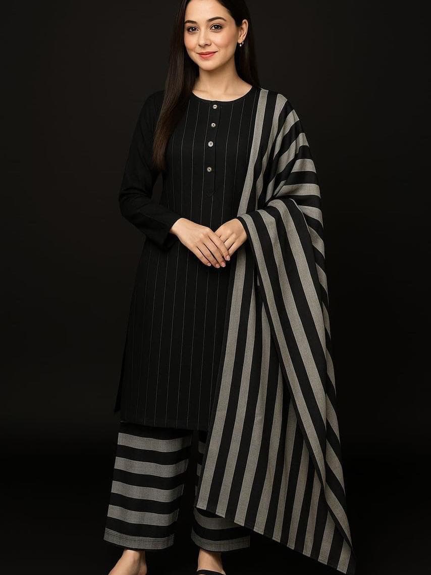 Multani Khaadi Acrylic 3-Piece Suit