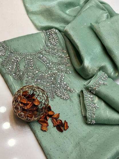 Lawa Silk Hand Made Work 2-Piece Suit