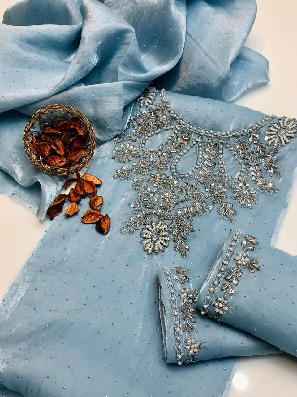 Lawa Silk Hand Made Work 2-Piece Suit