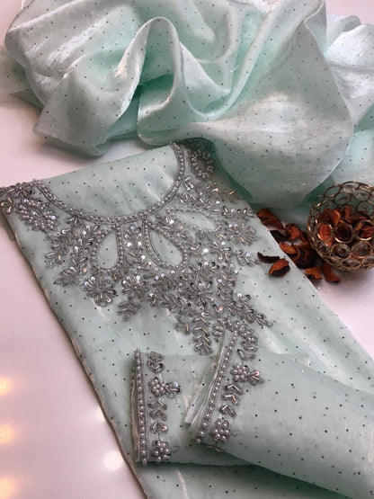 Lawa Silk Hand Made Work 2-Piece Suit