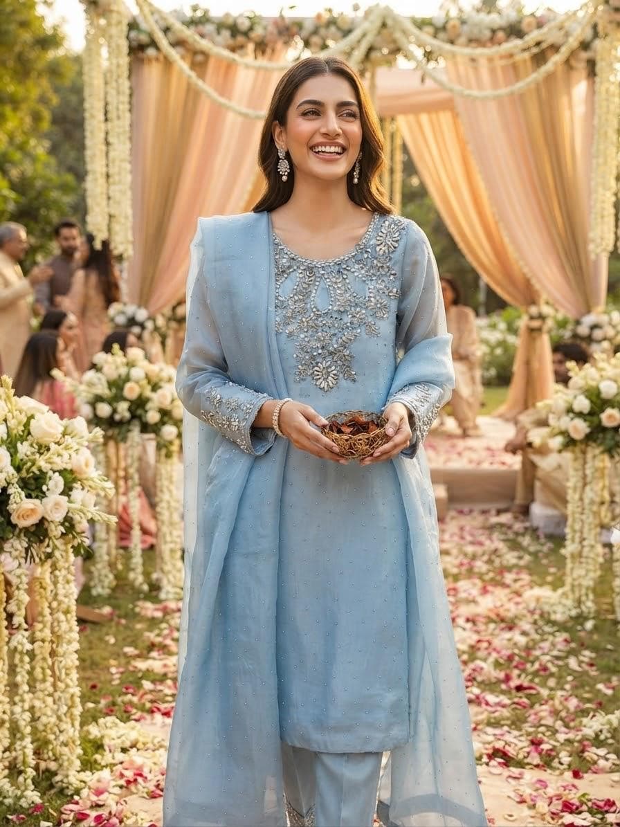 Lawa Silk Hand Made Work 2-Piece Suit
