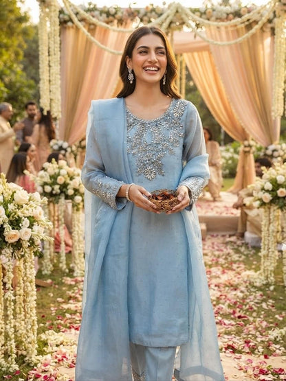 Lawa Silk Hand Made Work 2-Piece Suit