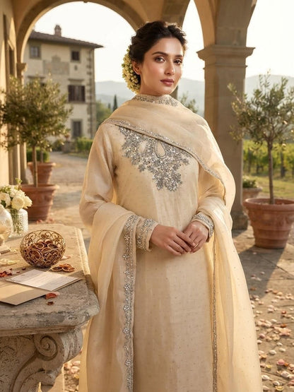 Lawa Silk Hand Made Work 2-Piece Suit
