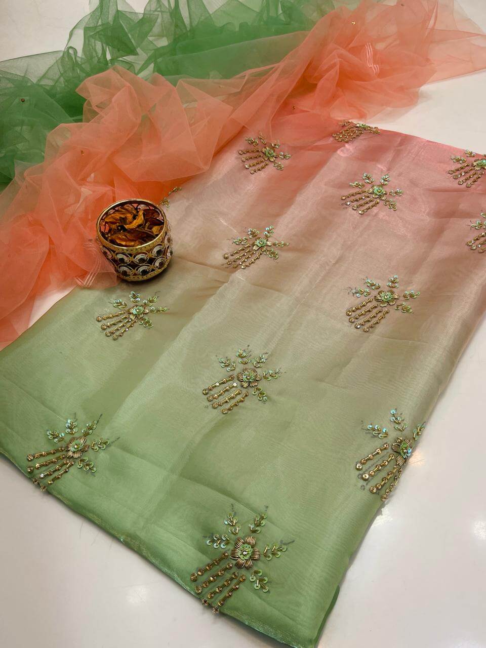Korean Silk Hand-Dyed 2-Piece Suit