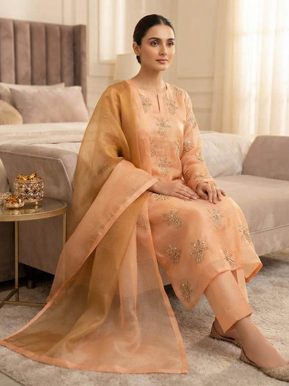 Korean Silk Hand-Dyed 2-Piece Suit