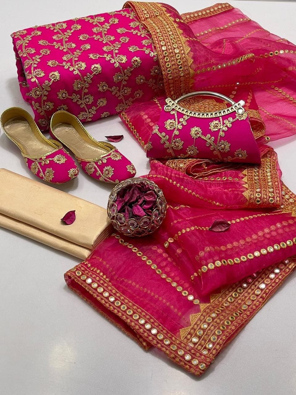 Fancy Embroidered 5-Piece Suit