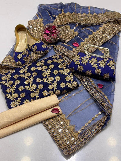 Fancy Embroidered 5-Piece Suit