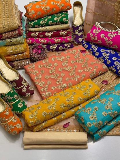 Fancy Embroidered 5-Piece Suit
