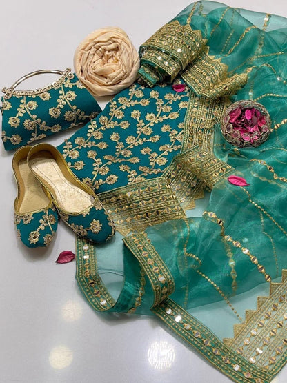 Fancy Embroidered 5-Piece Suit