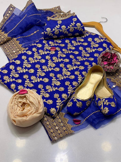 Fancy Embroidered 5-Piece Suit