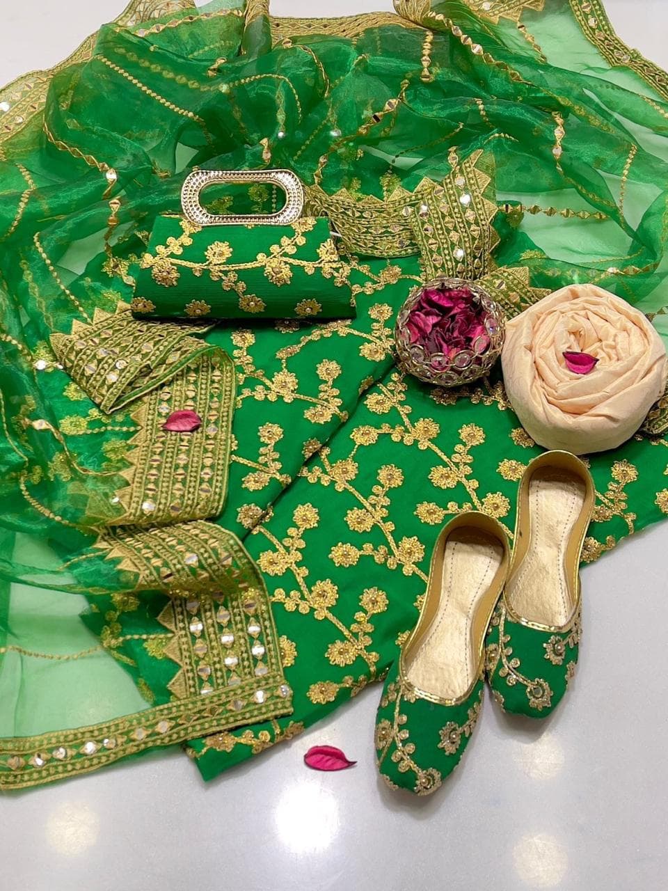 Fancy Embroidered 5-Piece Suit