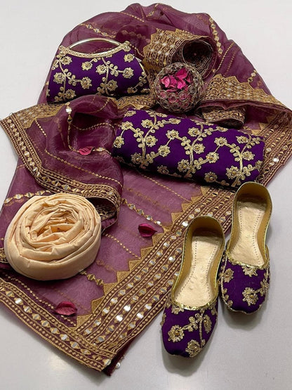 Fancy Embroidered 5-Piece Suit
